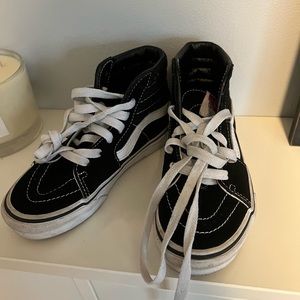 Kids vans shoes. Only wore once before he outgrew them. Excellent condition